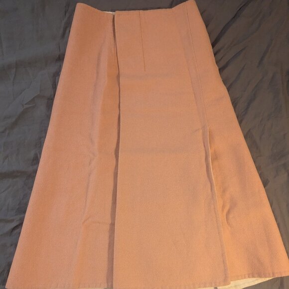 Limited Edition Zara Wool Skirt Midi A Line Wrap - Picture 4 of 16